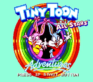 Tiny Toon Adventures (Korea) screen shot title